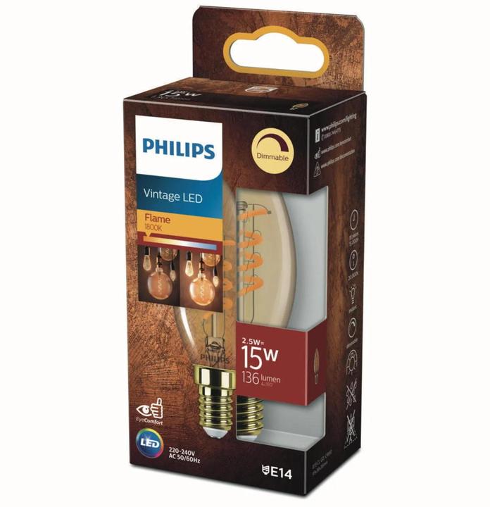 Produktbild Philips LED Lampe (E14, 2.50 W, 136 lm, 1 x, F)