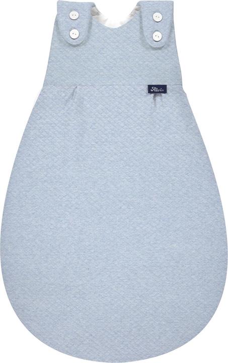 Produktbild Alvi Baby-Ganzjahresschlafsack Mäxchen Quilt Aqua Gr. 56/62 (62 cm)