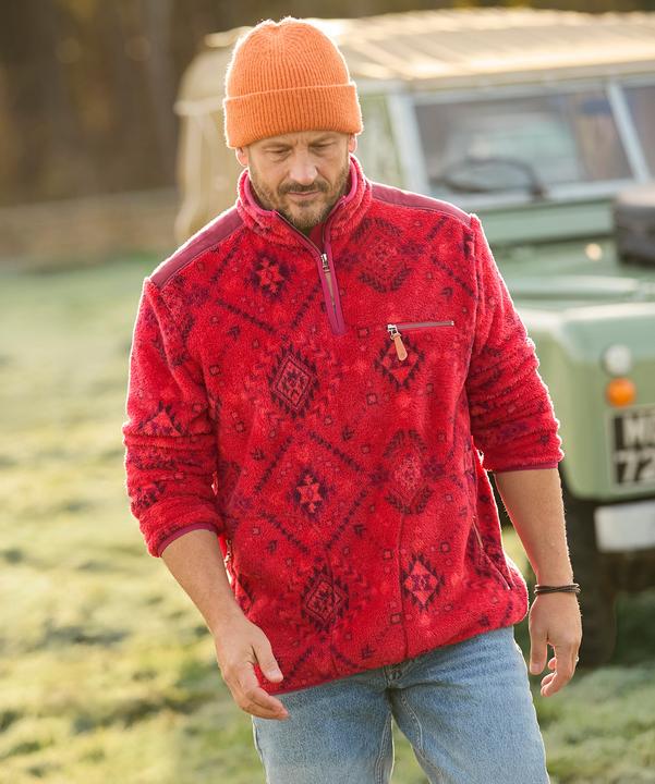 Immagine prodotto Joe Browns Bold Aztec Print 1/4 Zip Fleece (M)