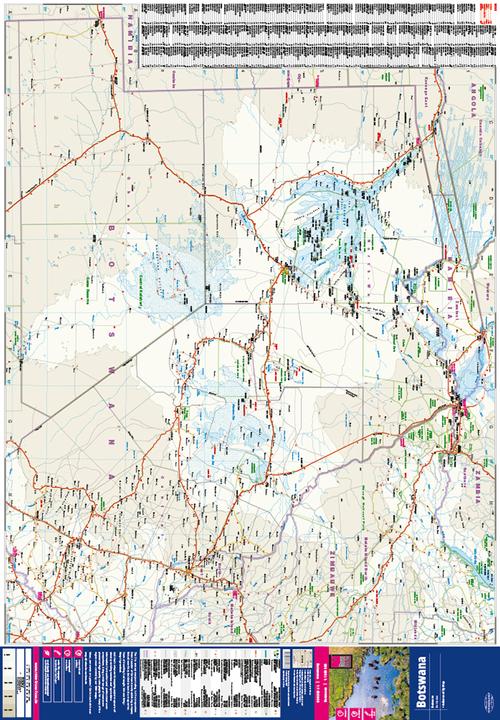 Produktbild Landkarte Botswana 1 : 1.000.000 1000000