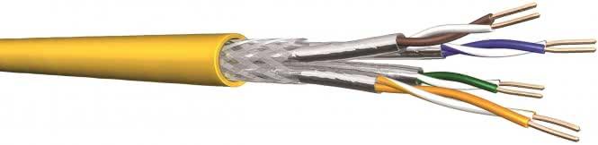 Produktbild Draka YelloNet 1500 Datenkabel Duplex500m Tr. 2x4x2xAWG22/1 MHzKat7A - Verlegekabel - (500 m)