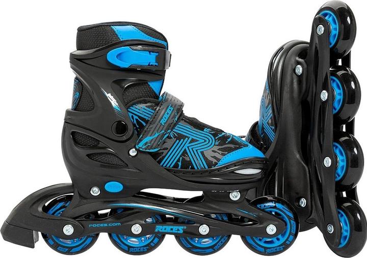 Image du produit Roces Patins à roues alignées pour enfants Jockey 3.0 (taille : 26.0-29.0 (roues 64 mm), noir/bleu (27)