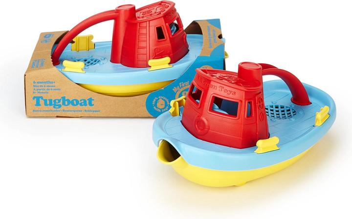 Produktbild Green Toys Tugboat - Rot / Blau