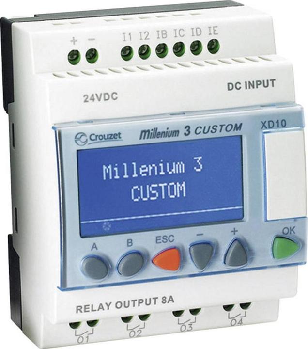 Image du produit Crouzet Commande miniature Millenium 3 XD10 SMART 230 VAC, 6 DI, 4 RO