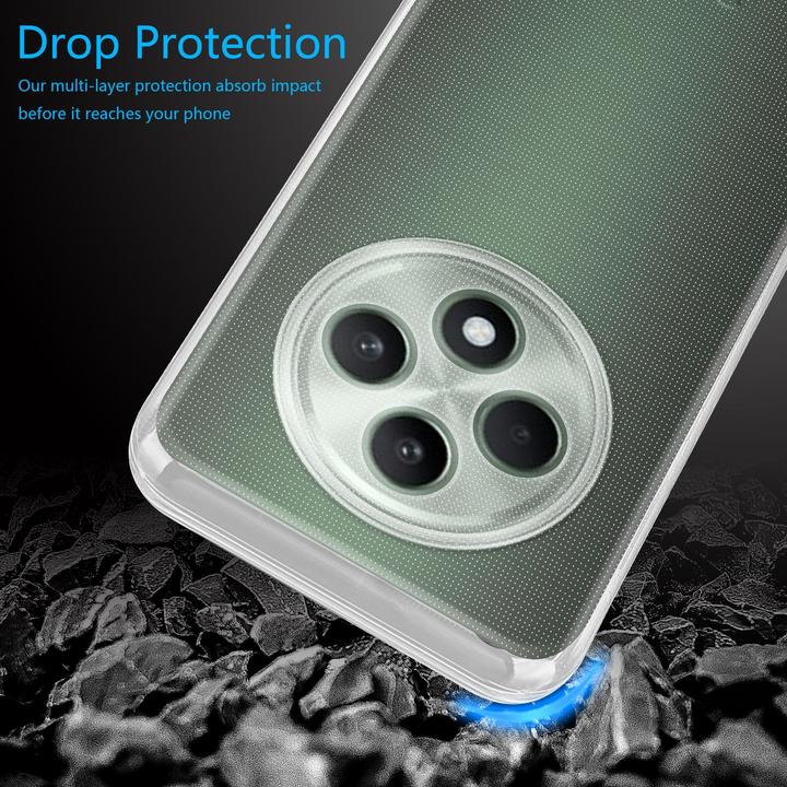 Image du produit Cadorabo Coque pour OPPO Reno 12 FS / Reno 12 F 5G TPU Ultra Slim AIR (Xiaomi Redmi Note 12 5G)