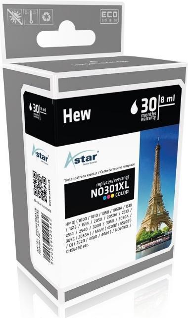 Produktbild Astar Farbe - kompatibel - Tintenpatrone - für Deskjet 1050A J410, 1051A J410, 10XX, 1 (M, C, Y)