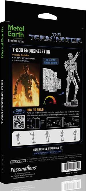 Produktbild Metal Earth Iconx Terminator - T-800 Endoskeleton