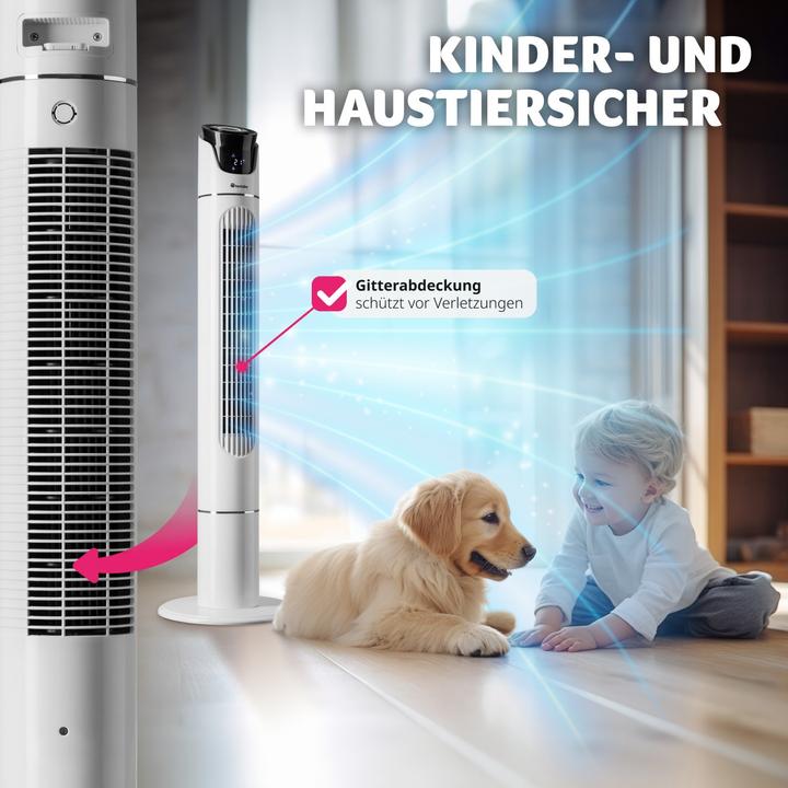 Image du produit tectake Ventilateur de tour (50 dB)