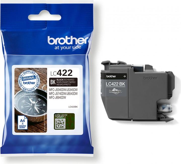 Actual product image Brother LC422BK Ink Cartridge For BH19M/B Compatible with MFC-J5340DW MFC-J5740DW MFC-J6540DW MFC-J6 (FC)