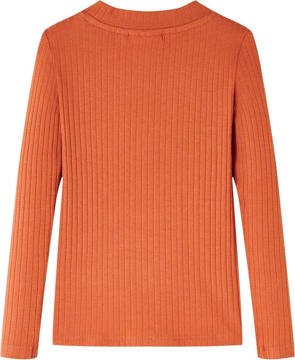 Immagine prodotto VidaXL Camicia da bambino a maniche lunghe arancio scuro 104,Materiale: 95 (104)