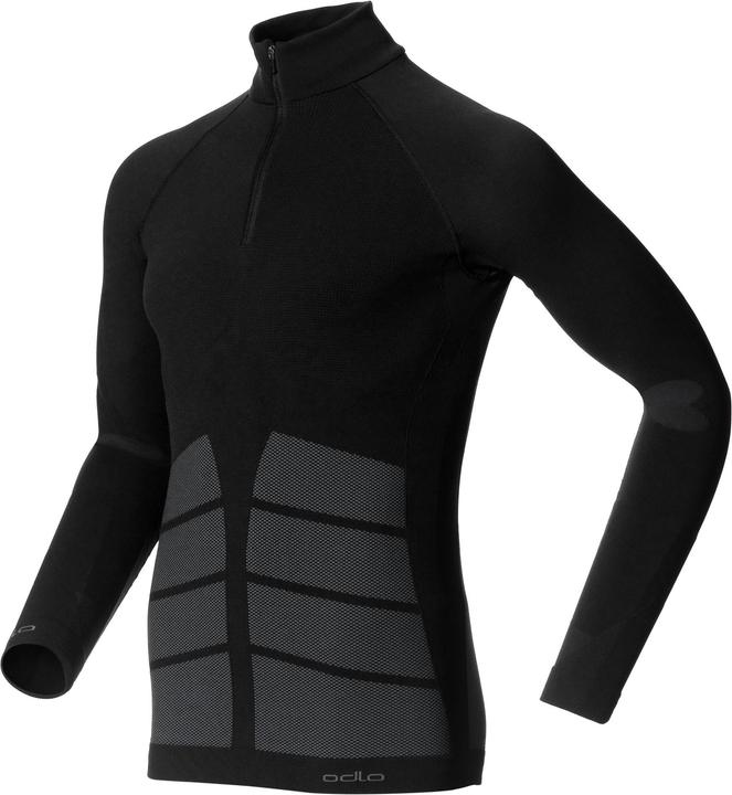 Odlo Tee Shirt Chaud EVOLUTION WARM Manches Longues Col Zip