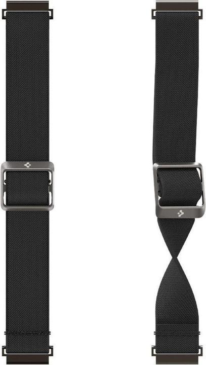 Actual product image Spigen FIT LITE Samsung GALAXY Watch 4 / 5 / 5 PRO (40 / 42 / 44 / 45 / 46MM) BLACK (Nylon, Galaxy watch 4 (40mm))