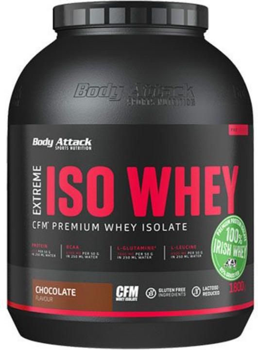 Image du produit Body Attack Extreme Iso Whey Professional (boîte de 1800g) (Chocolat, 1 pcs, 1800 g)