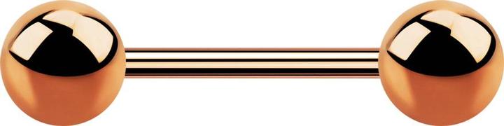 Produktbild Star Piercing Micro Barbell rosegold mit zwei Kugeln (Chirurgenstahl 316L, ohne Messing)