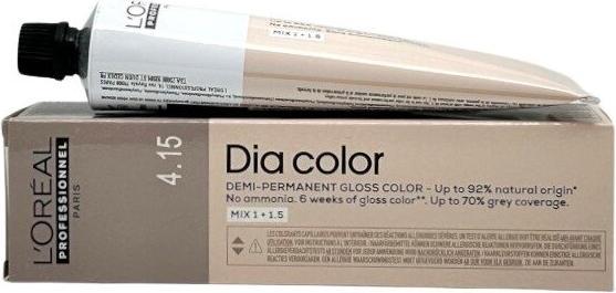 Actual product image L'Oréal Paris Loreal DIA Colour 4.15 Medium Brown Ash Mahogany 60 ml (4.15 Ash chestnut brown mahogany)