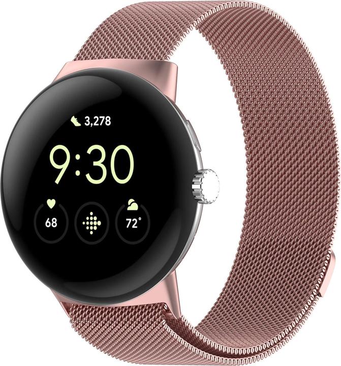 Produktbild Cover-Discount Google Pixel Watch 3 - 41mm - Magnetisches Ersatzarmband Milanese (Edelstahl)