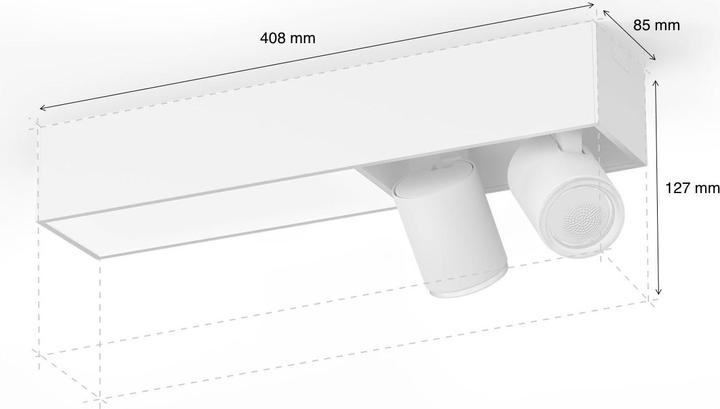 Image du produit Philips Hue Centris Base BT (1540 lm, GU10)