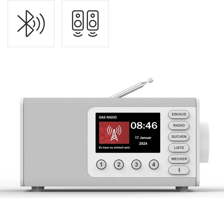Produktbild Hama DR1001BT (DAB+, FM, DAB, Bluetooth)