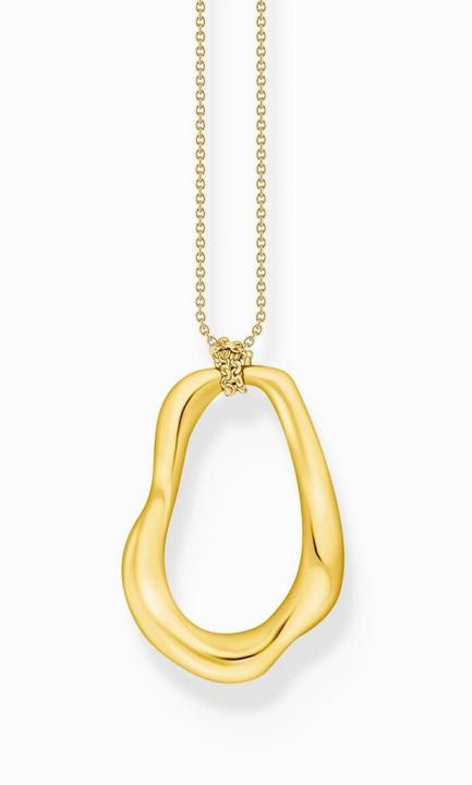 Produktbild Thomas Sabo Halskette mit Anhänger Natural Beauty vergoldet (Silber 925)