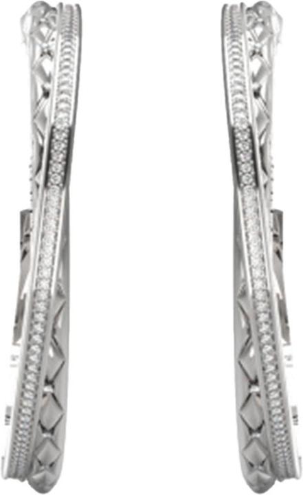Immagine prodotto Guess Orecchini 52MM MATELASSE & PAVE HOOPS (Acciaio inossidabile)
