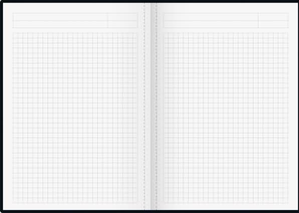 Produktbild König & Ebhardt Notizbuch (A5, Kariert, Harter Einband)