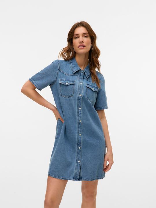 Produktbild Vero Moda VMAUSTIN Kurzes Kleid Jeanskleid (L)