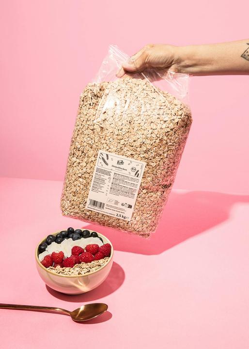 Immagine prodotto KoRo Fiocchi di farro biologici a foglia larga (2500 g)