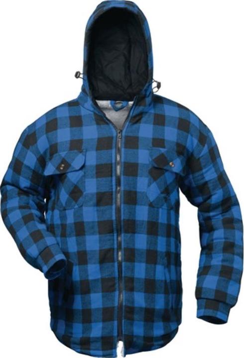 Craftland Camicia termica Alberta taglia M a scacchi blu/nero (M)