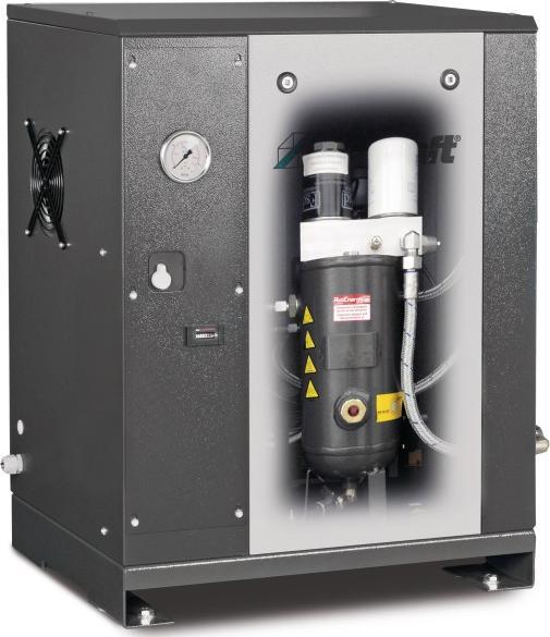 Actual product image Stürmer - Schraubenkompressor 485l/min, 10 bar, 400V, 4kW, m. Rippenbandriemenantrieb Bodeninstallat (10 bar, 485 l)