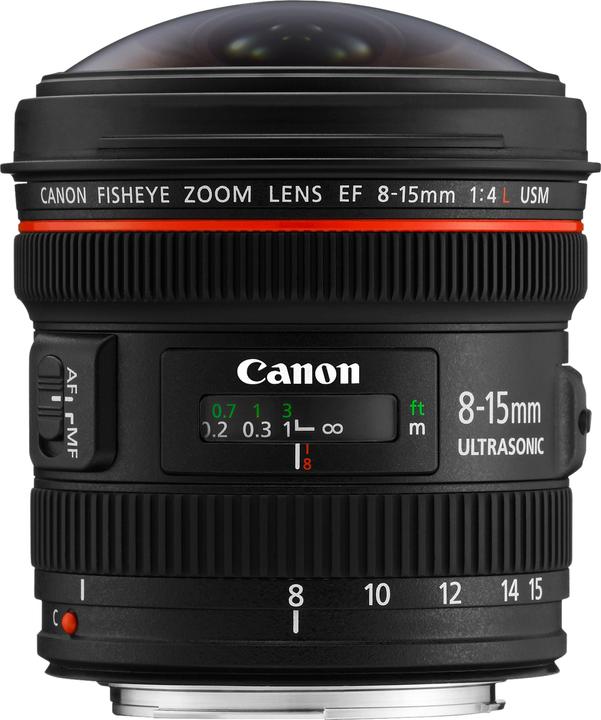 Produktbild Canon EF 8-15mm f/4L Fisheye USM (EU) (Canon EF, Vollformat)