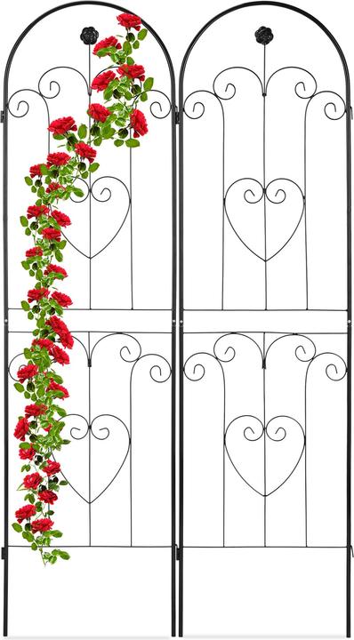 Immagine prodotto Relaxdays 2x supporti-per-rampicanti (2.50 cm, 51 cm)