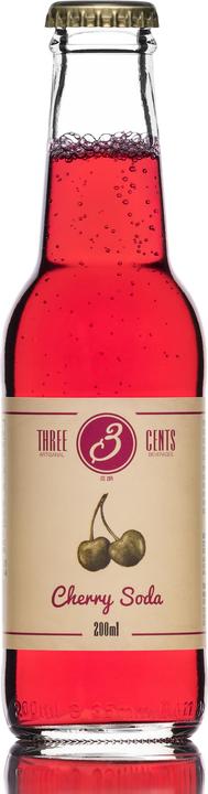 Actual product image Three Cents Cherry Soda (24 x 20 cl)