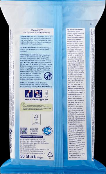 Actual product image dm Denkmit All-purpose wipes
