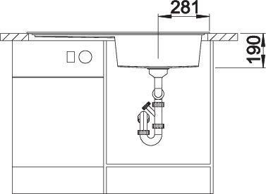 Image du produit Blanco Zenar XL 6 S (Éviers à poser, 100 cm, 51 cm)