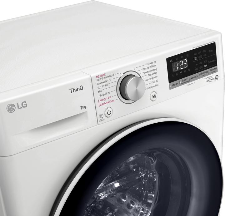 Produktbild LG F2V4SLIM7 Waschmaschine Freistehend Frontlader (7 kg)