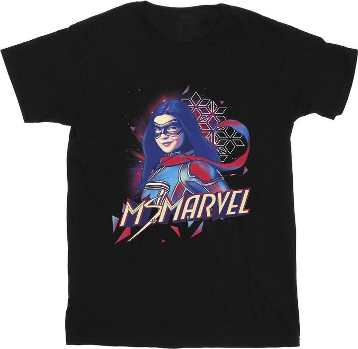 Actual product image Girls Ms Face Fade Cotton T-Shirt (140, 146)