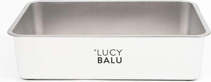 Actual product image LucyBalu Steeloo (Cat litter tray open)