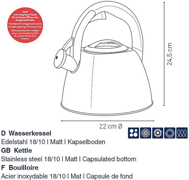 Image du produit Kela Bouilloire Vitus