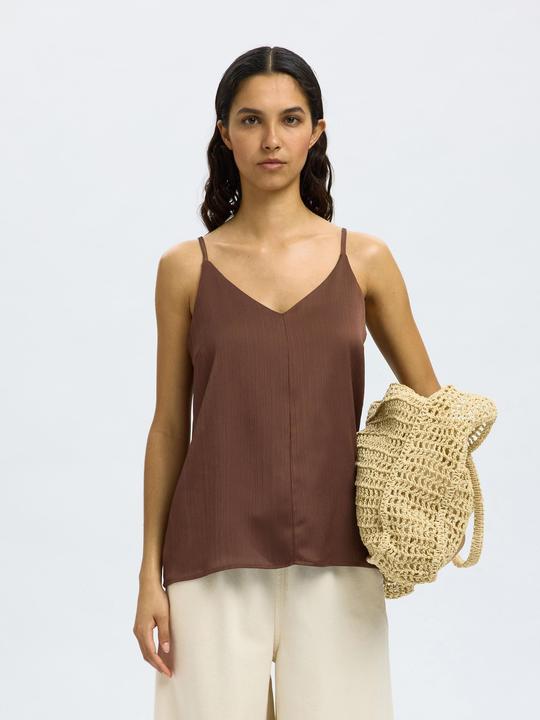 Image du produit Selected Femme Satin Spaghettiträger-Top (42)