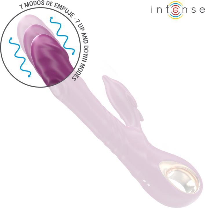 Actual product image Intense Halle Multifunktionsvibrator Mit Delfin-Stimulierender Zunge Lila