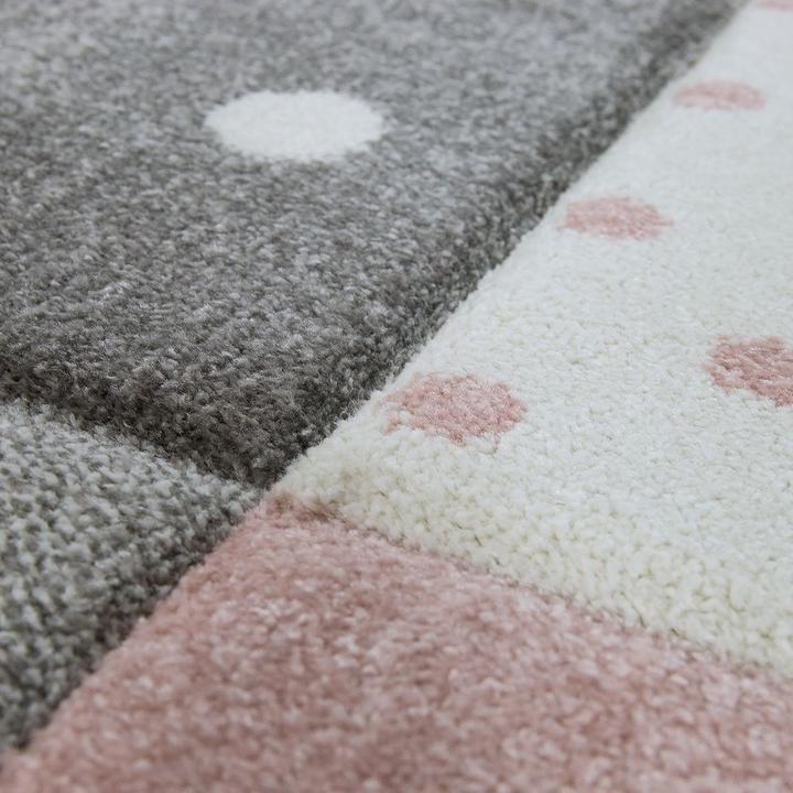 Immagine prodotto Paco Home Tappeto per bambini Tappeto per la camera dei bambini Tappeto per il gioco dell'auto (200 x 200 cm)