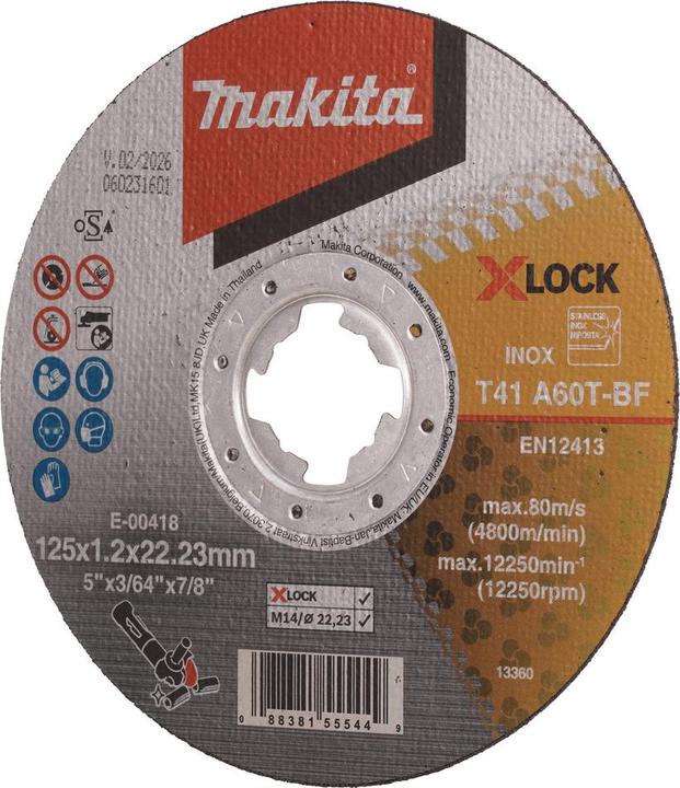 Produktbild Makita Trennscheibe 125x1,2mm INOX