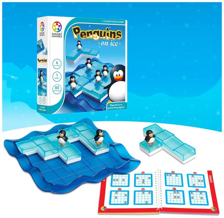 Immagine prodotto Smart Games Pinguini sul ghiaccio (Tedesco, Inglese, Francese, Italiano)