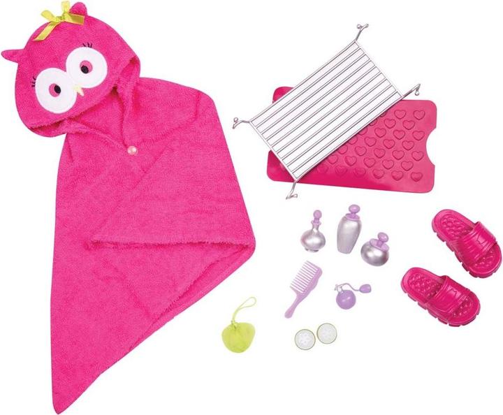 Actual product image Our Generation OG - Pink bathtub with accessories