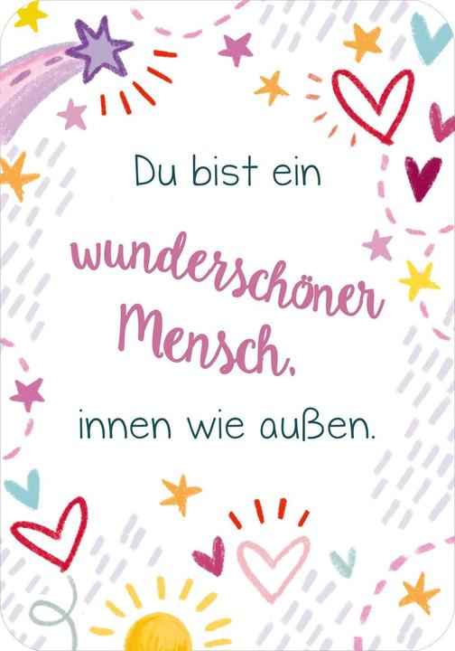 Produktbild Du bist genau richtig! – 50 Karten für dich (Deutsch, Natalie Buchholz, Inka Vigh, 2025)