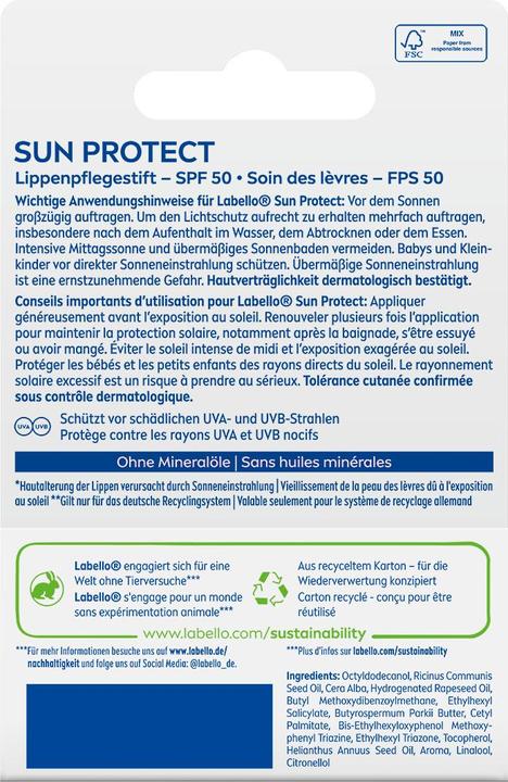 Immagine prodotto Labello Sun Protect (Cura matita)