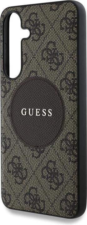 Produktbild Guess Etui 4G Round Patch Classic Logo MagSafe do Samsung Galaxy S25 Plus brÄ zowy (Samsung Galaxy S25+)