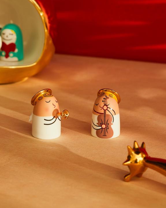 Actual product image Alessi Nativity figure Angels Band (Ø 3 x 5 cm)