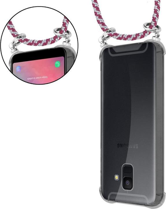 Actual product image Cadorabo Silver mobile phone chain for Samsung Galaxy A6 2018 (Samsung Galaxy J6 (2018))