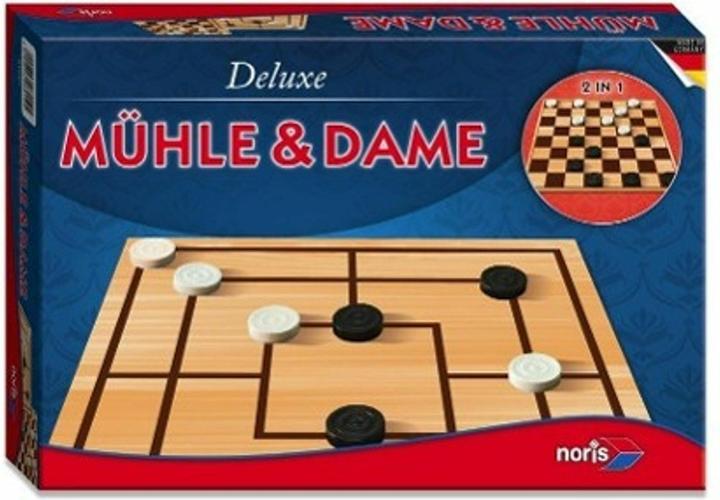 Produktbild Noris Deluxe Mühle Dame (Deutsch, Französisch, Italienisch, Englisch)